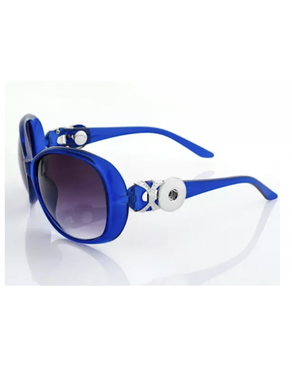 Monarch Bijoux - Royal Blue Cross  - Sunglasses (Snap Line)