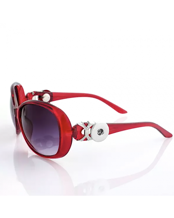 Monarch Bijoux - Ruby Red Cross - Sunglasses (Snap Line)