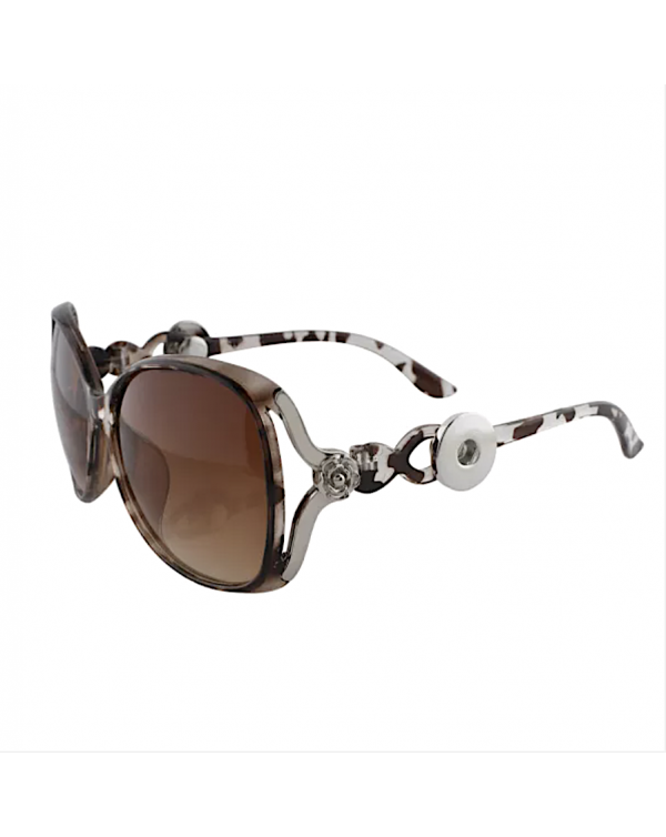 Monarch Bijoux - Leopard Brown Rose - Sunglasses (Snap Line)