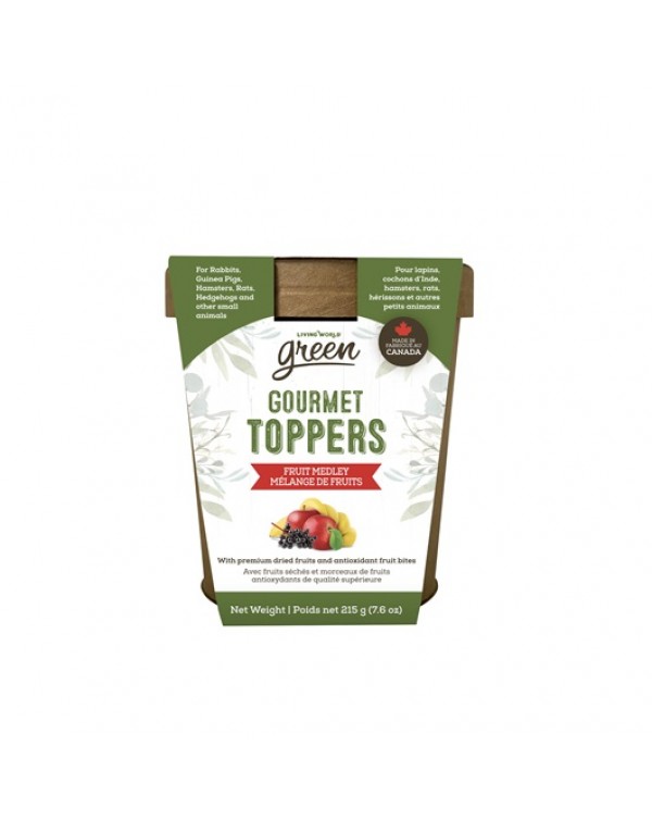 Living World Green Gourmet Toppers - Fruit Medley 215 g (7.6 oz)