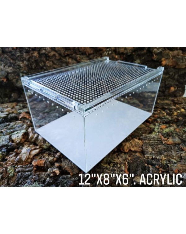 ReptiZoo  - Acrylic Breeding Enclosure - 12 x 8 x 6