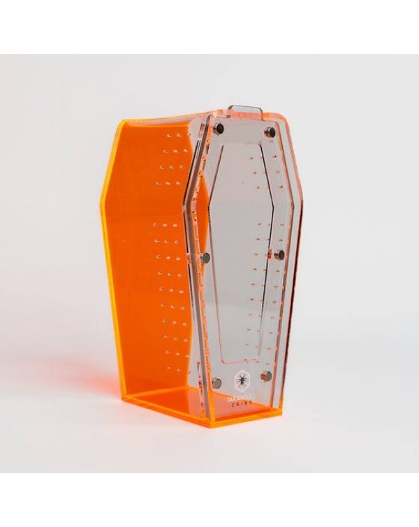 Tarantula Cribs - Coffin mini 6''x3''x3'' - orange