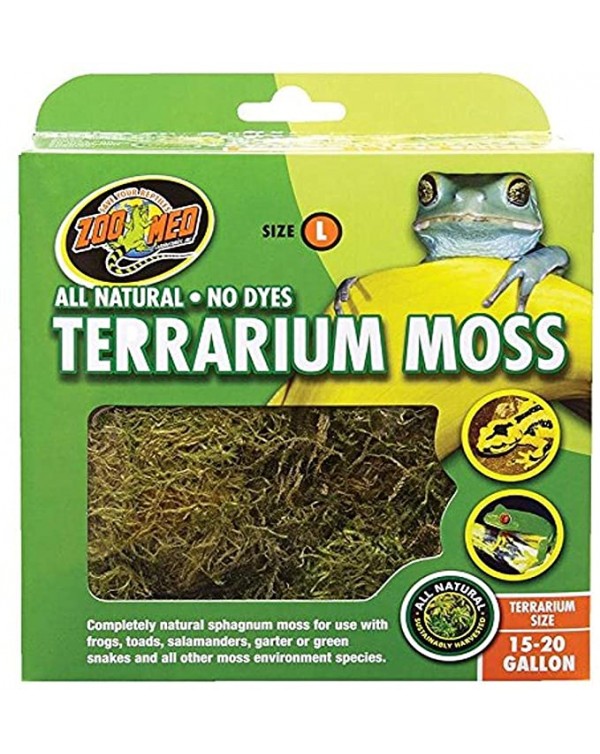 Zoomed - Terrarium Moss - 15-20 gal