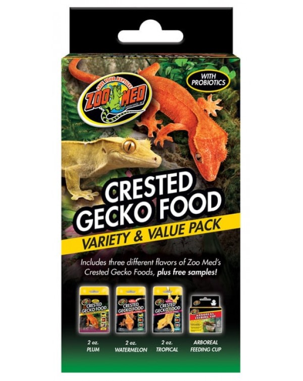 Zoomed - Crested Gecko Food - Variety & Value Pack