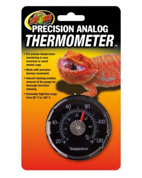 Zoomed Analog Reptile Thermometer