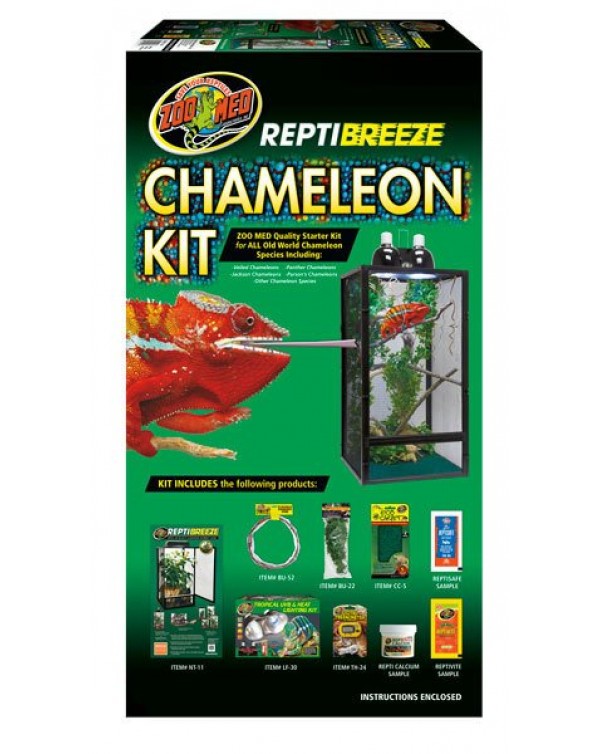 Zoomed- Reptibreeze Chameleon Kit -16x16x30